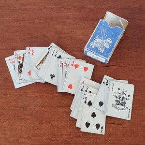 Vintage Miniature Playing Cards - Scottie Dog