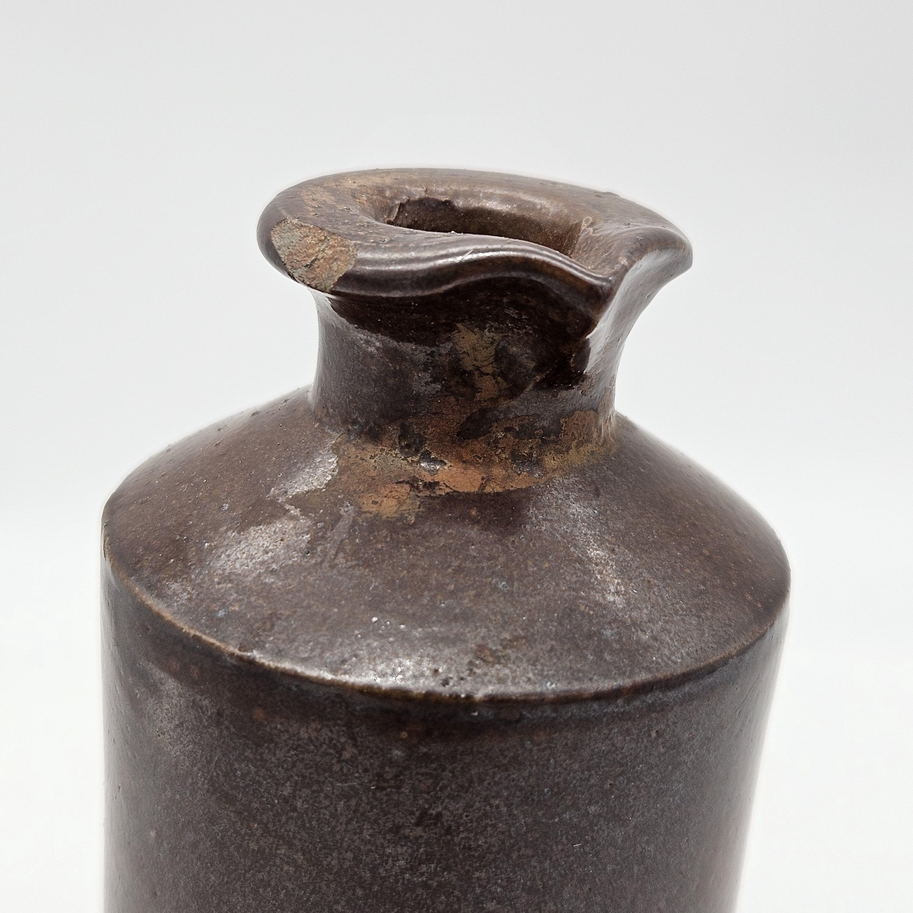 ロヴァット＆ロヴァット アンティーク ストーンウェア インクボトル