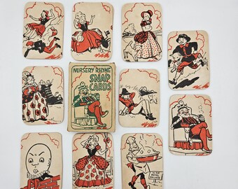 Antique Snap Card Game - Vintage Snap Cards - Choose From
