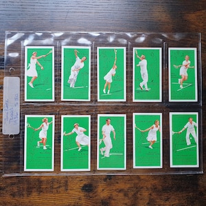 John Player - Tennis - Complete set van 50 - 1936