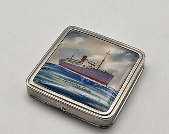 Polvos compactos Art Deco Stratnoid - Castillo SS Llanstephan