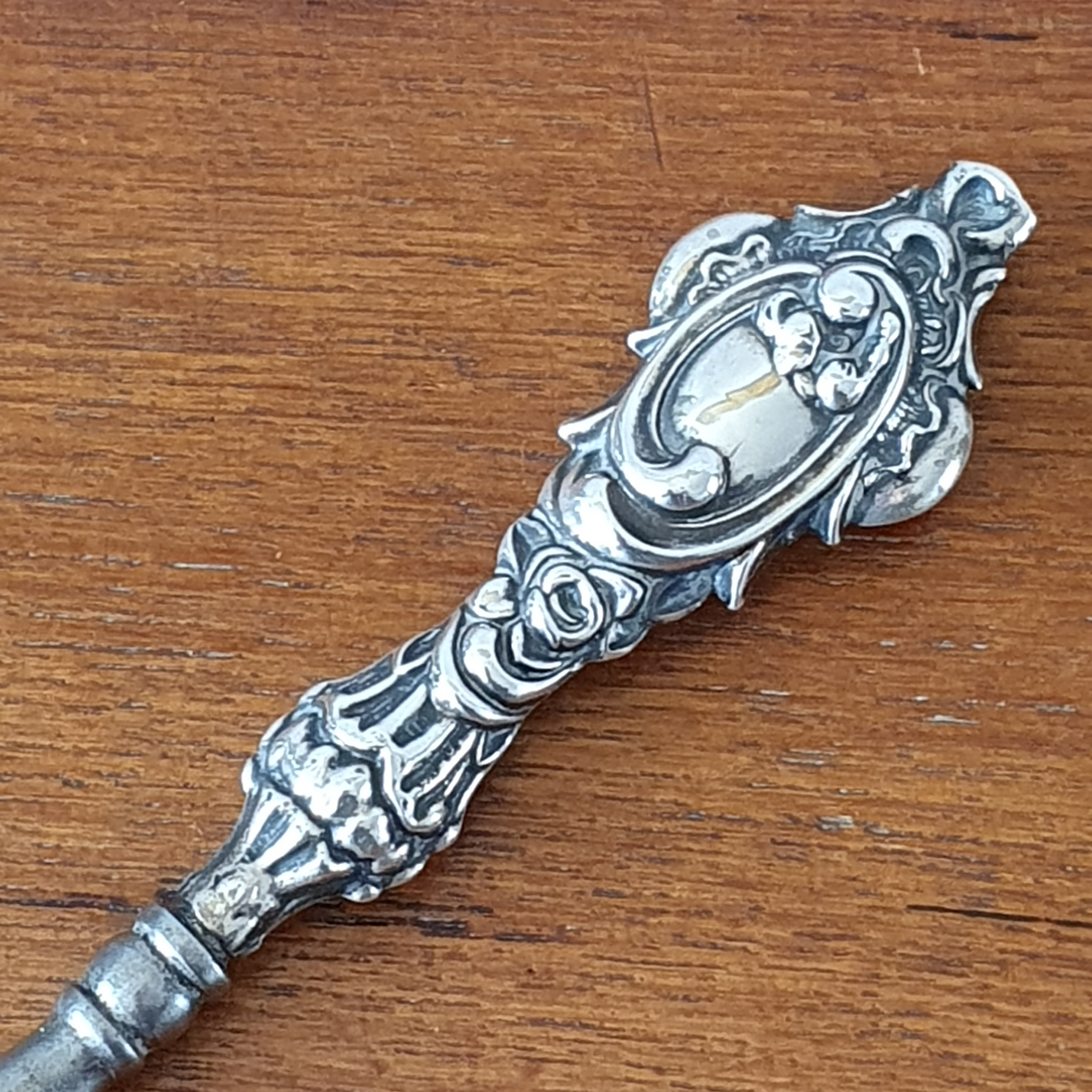 【Adie & Lovekin Ltd】【純銀ハンドル】レターナイフ 1889年 Amazon | 木製ドハンドルレターオープナー ステンレススチール