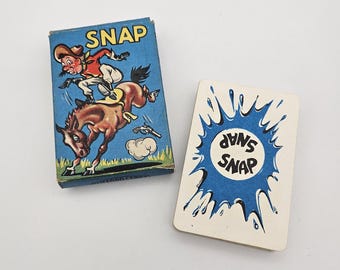 Antique Snap Card Game - Vintage Snap Cards - Choose From