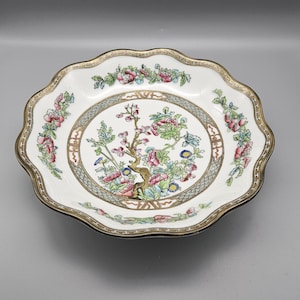 Coalport Indian Tree Bowl 8 3/4&quot; - Handpainted - C1891 - 1919