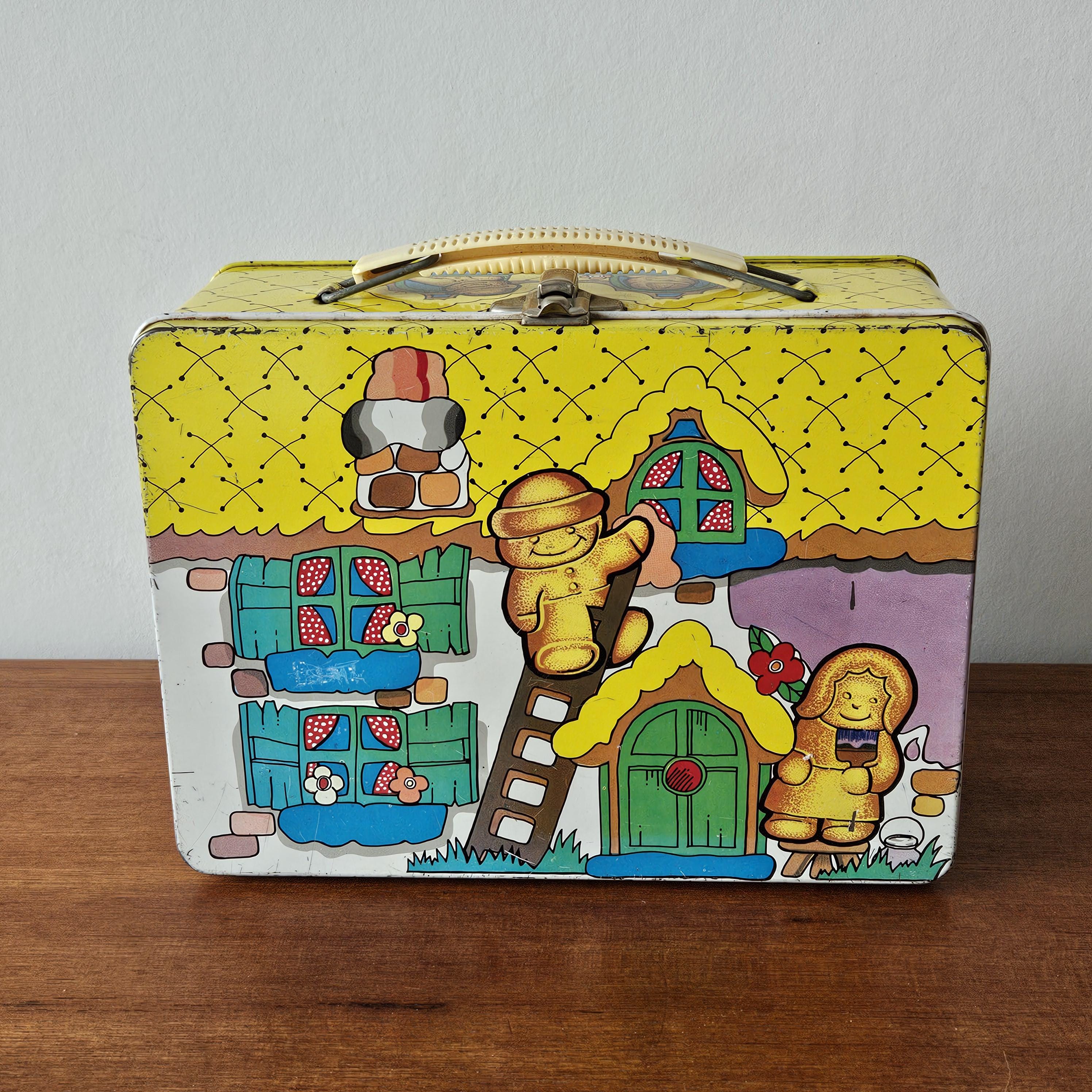 70s Lunch Box - Etsy Norway