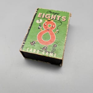 Vintage Whithman, Mini Kartenspiel - Crazy Eights