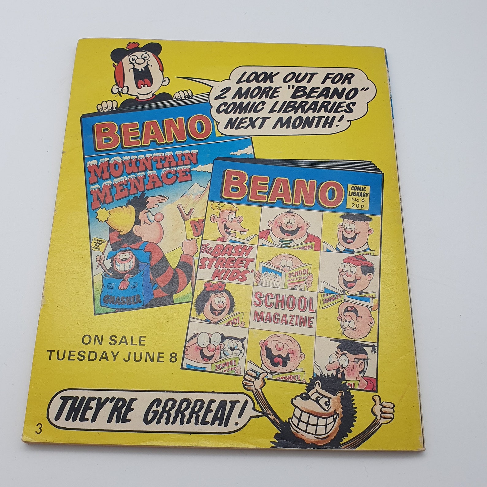 Beano Comic Library Selection: No 3, No 4 - Magazines C1982 - Etsy