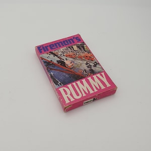 Juego de cartas vintage - Fireman's Rummy - Clifford Toys C1970s