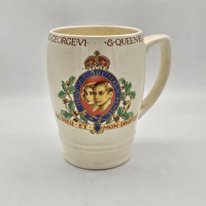 Coronation Mug - King George VI & Queen Elizabeth