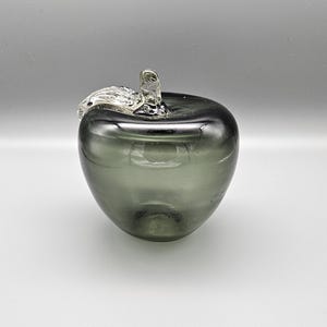 Art Glass Paperweight - Apple