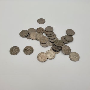 Sixpence Coin - Queen Elizabeth II - Pre Decimal Coins