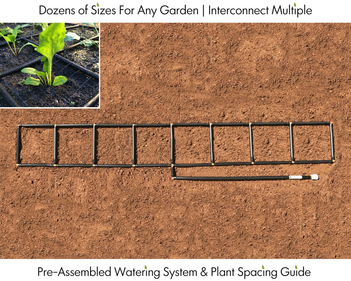1x8 Garden Grid™ Watering System Garden Irrigation System & Etsy