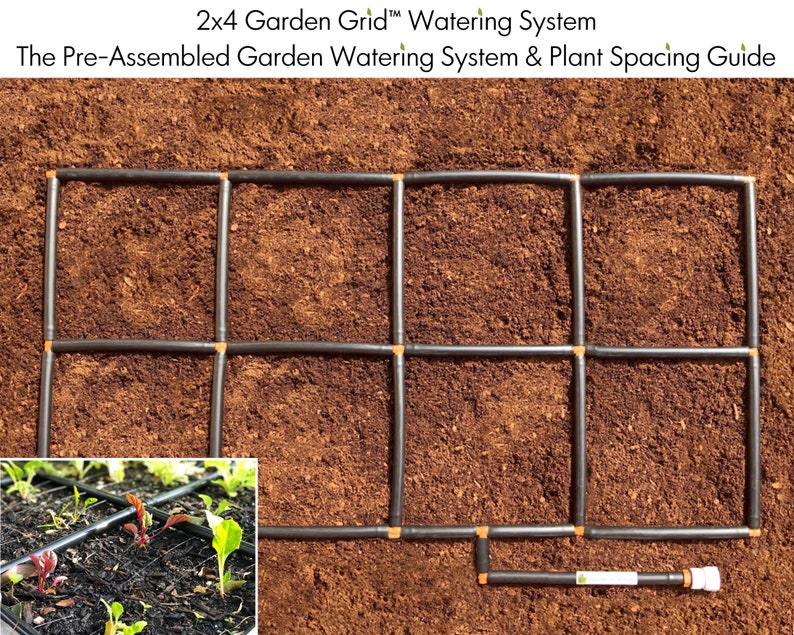 2x4 Garden Grid™ Watering System Garden Irrigation System Etsy