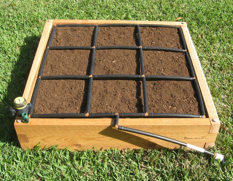 Diy Garden Grid Watering System 2x4 Garden Grid™ watering system Garden irrigation system