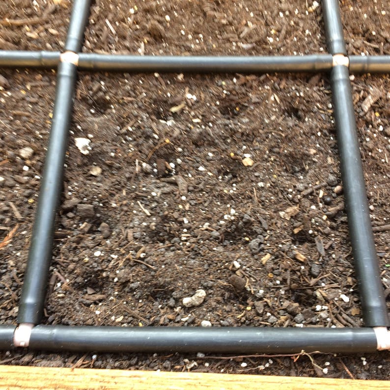 1x4 Garden Grid\u2122 watering system Garden Irrigation System and Planting Grid in one