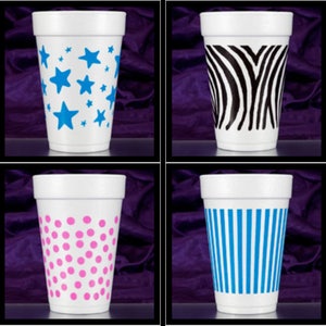 Pre-Printed Styrofoam Cups  fa la la – Limelight Paper & Partyware