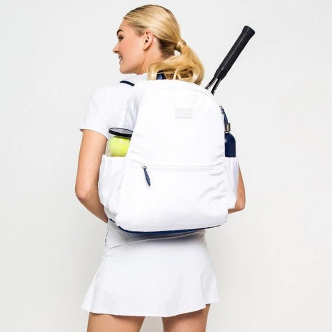 COURTSIDE TENNIS BACKPACK by Ame Lulu Monogrammed Tennis Racquet