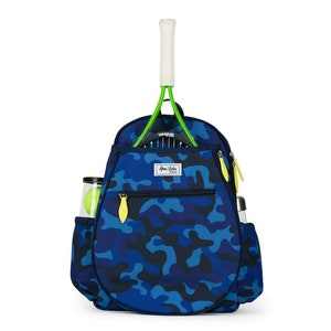 BIG LOVE BACKPACK Tennis Backpack by Ame & Lulu Monogrammed Tennis Racquet Bag for Ages 7-11 Years image 5