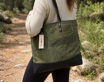 US MILITARY WWII Tote Weekender Market Bag