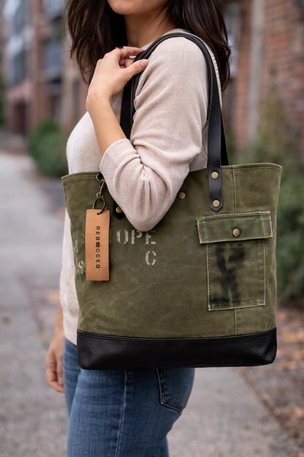 Custom Military Tote Made From Your Military Bag - Etsy