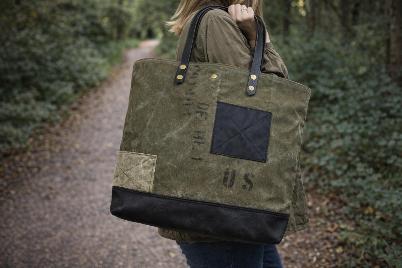 Custom Military Tote Made From Your Military Bag - Etsy