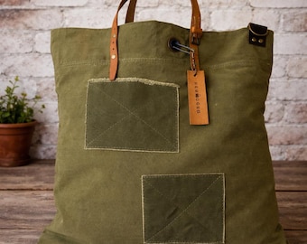 US MILITARY X-Large Tote Crossbody Bag
