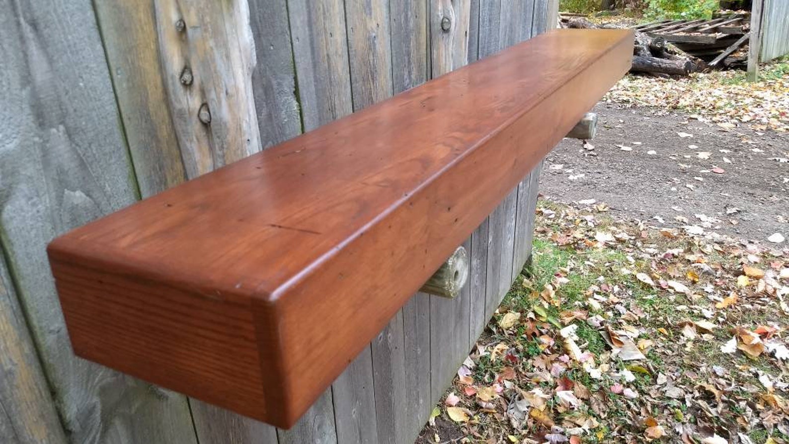 Oak mantel mantel fireplace mantel slab wood shelf Etsy