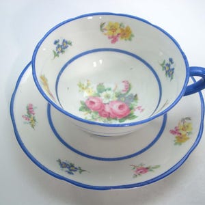 Rare Star Paragon Tea Cup and saucer, Art Deco tea cup, Star Paragon 1918's teacup and saucer.