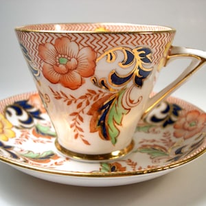 Ensemble de tasses à thé Phoenix, Chine antique : fleurs peintes à la main de Thomas Forester