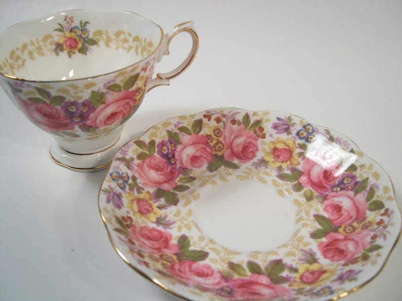 Royal Albert Serena Tea Cup and Saucer Pink Floral tea cup ...