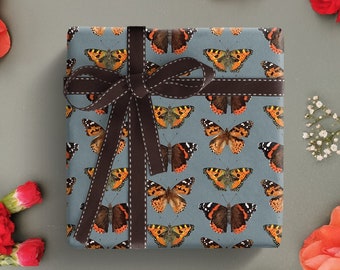 Butterfly Wrapping Paper, Butterfly Gift Wrap, Insect Gift Wrap, Birthday Wrapping Paper, Butterfly Pattern Paper, Gift Wrap, Butterflies