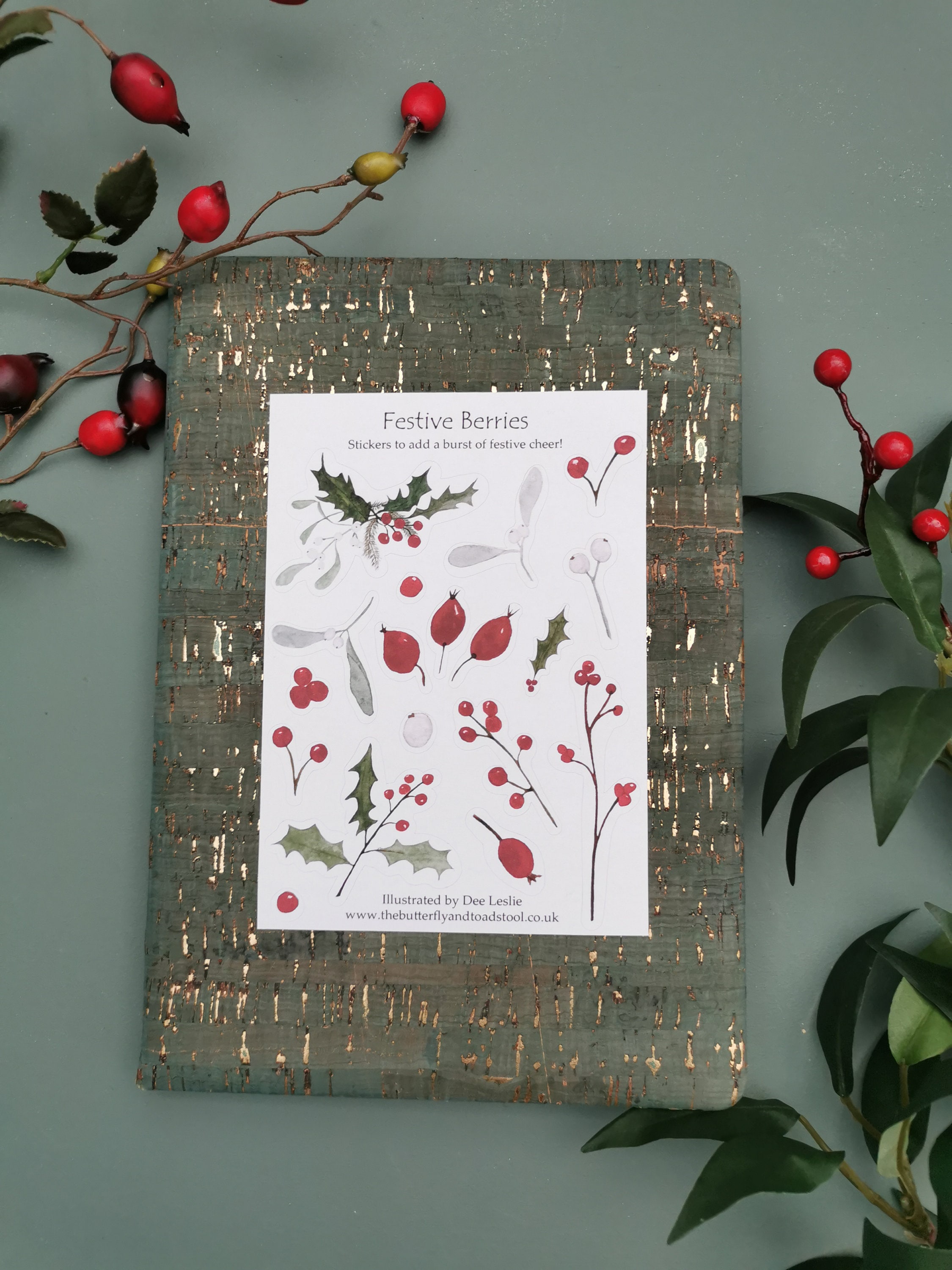 Christmas Journal Sticker Sheet Christmas Stickers Journal  Etsy
