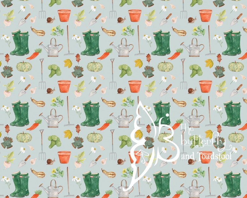 Mixed Gardener Gift Wrap Pack For Garden Lovers Garden Themed Wrapping Paper Pack Allotment Gift Wrap Wrapping Paper 3PK image 9