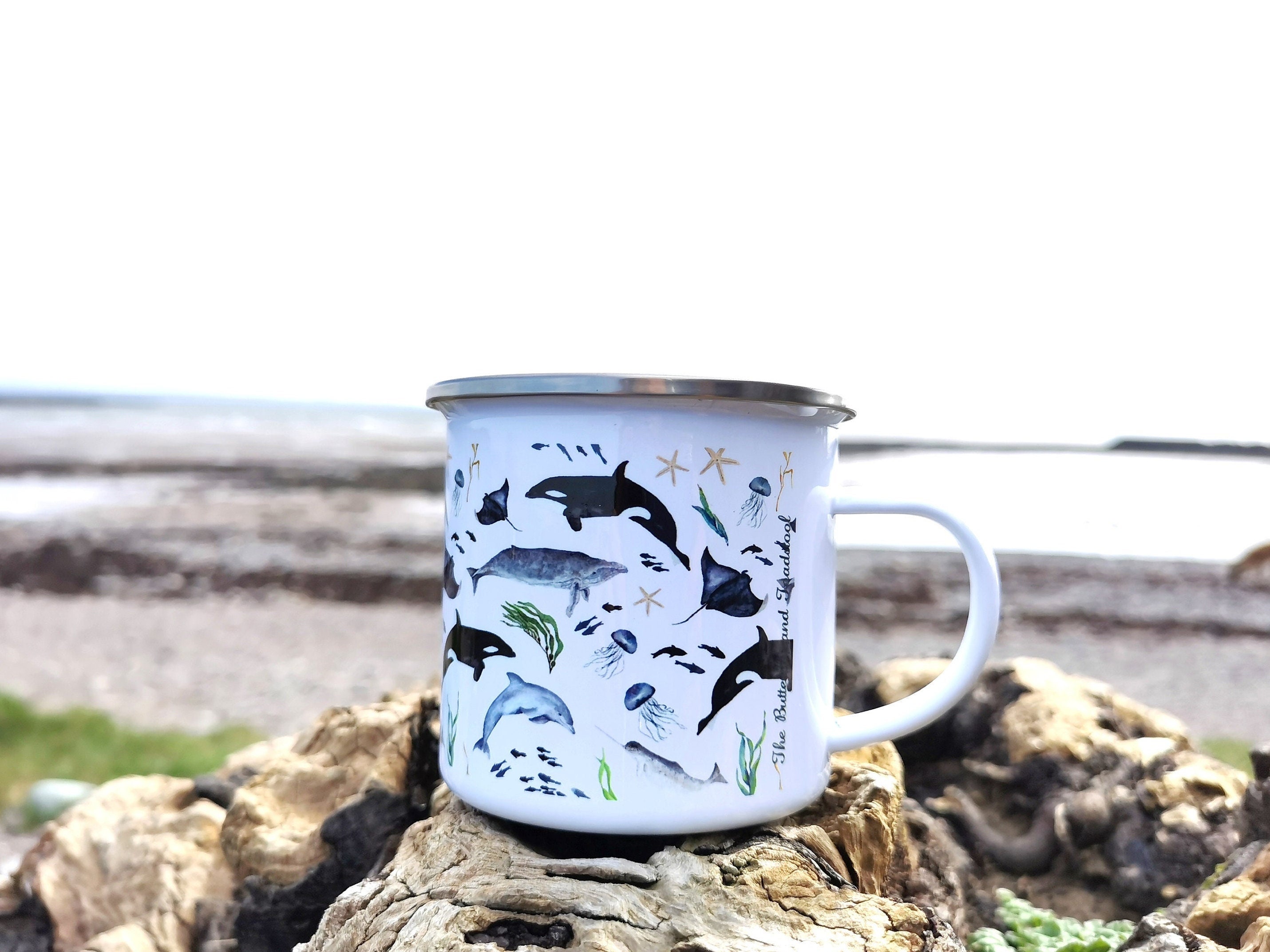 Printed Slim Beluga Insulated Tumbler Mugs with Handle (40 Oz.), Travel  Mugs
