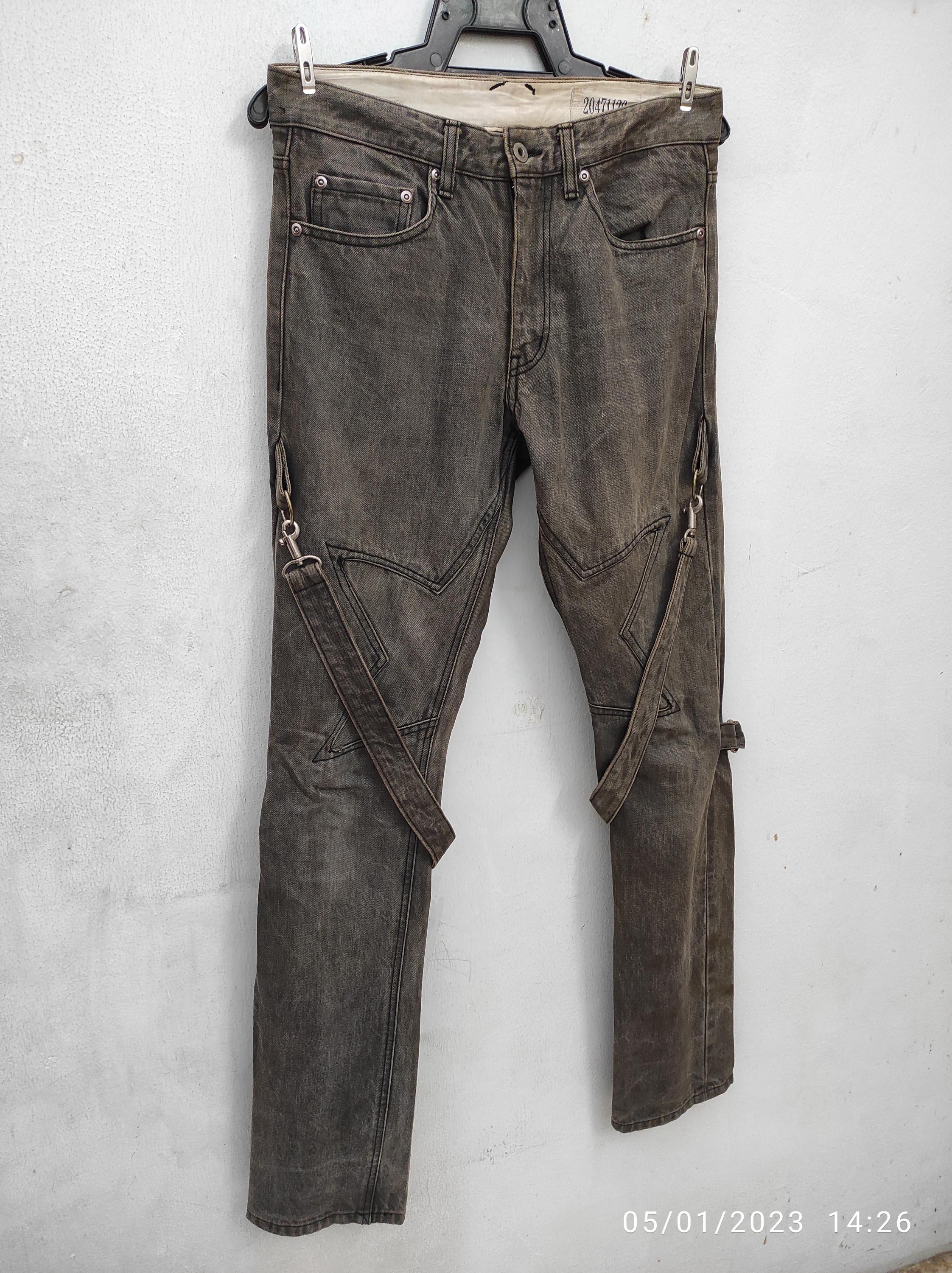 FW2000 Archive 20471120 HYOMA Selvedge Bondage Logo's Jeans