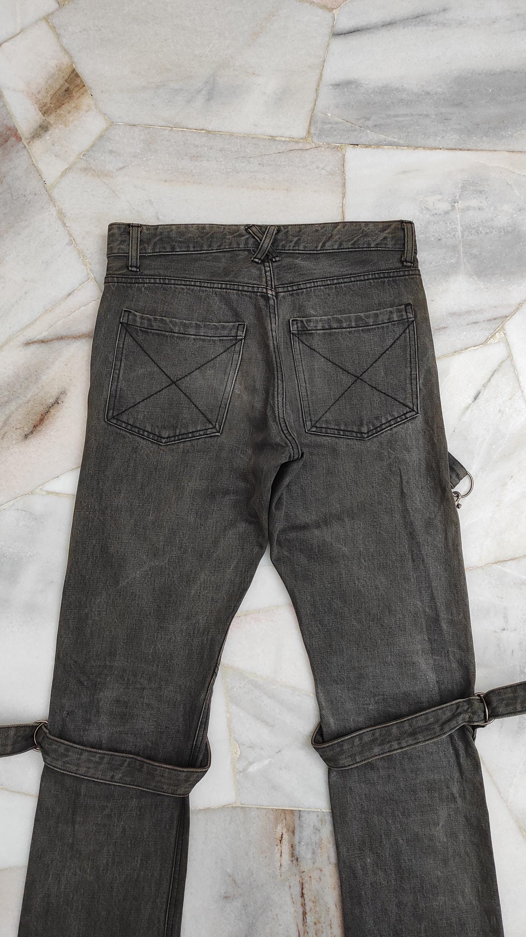 FW2000 Archive 20471120 HYOMA Selvedge Bondage Logo's Jeans