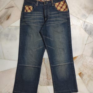 Vintage 2000 ALPHANUMERIC Denim skate punk trousers baker pants rare