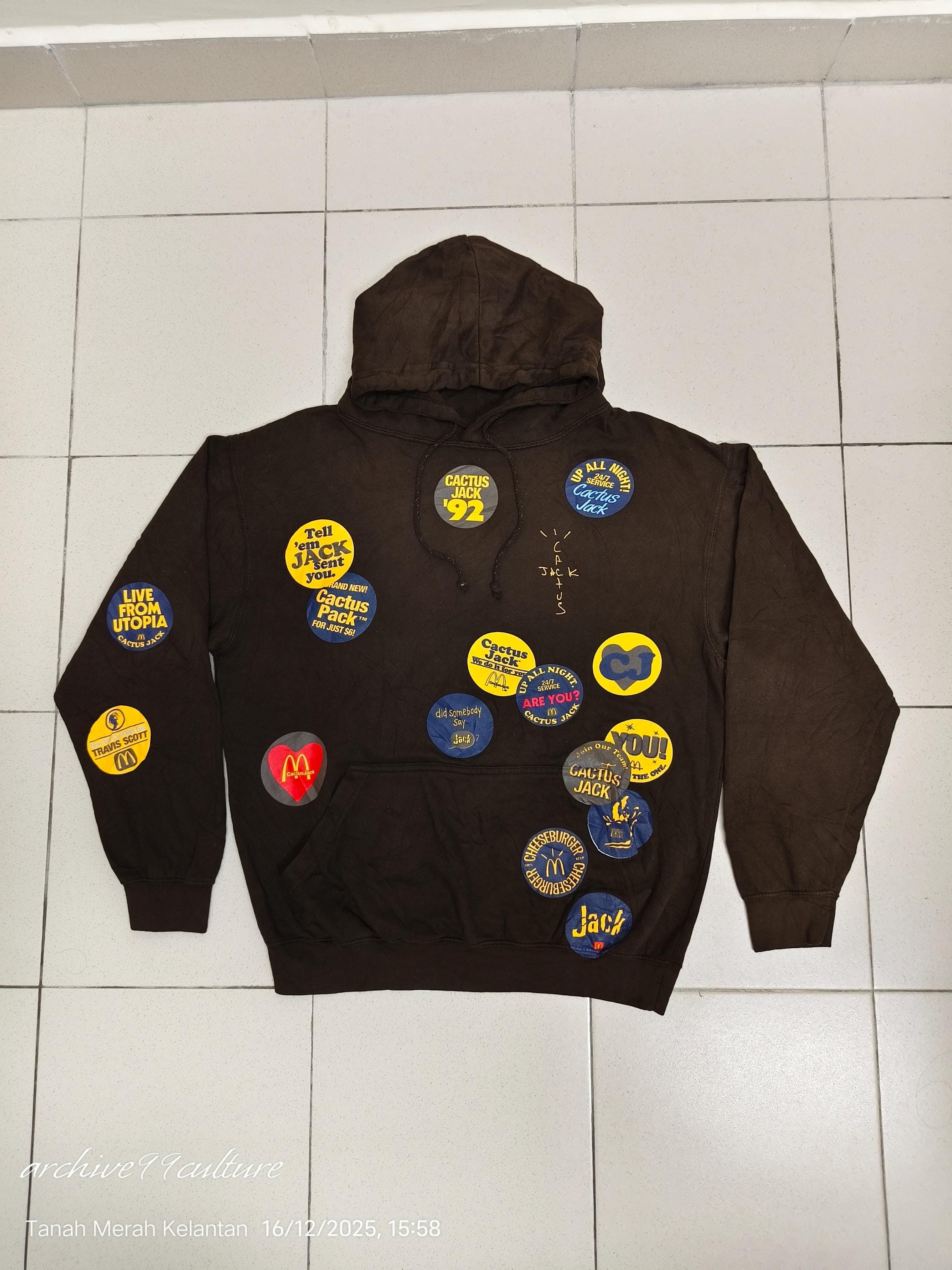 FW20 Travis Scott X Mcdonald's Cactus Jack Sticker Bomb Hoodie