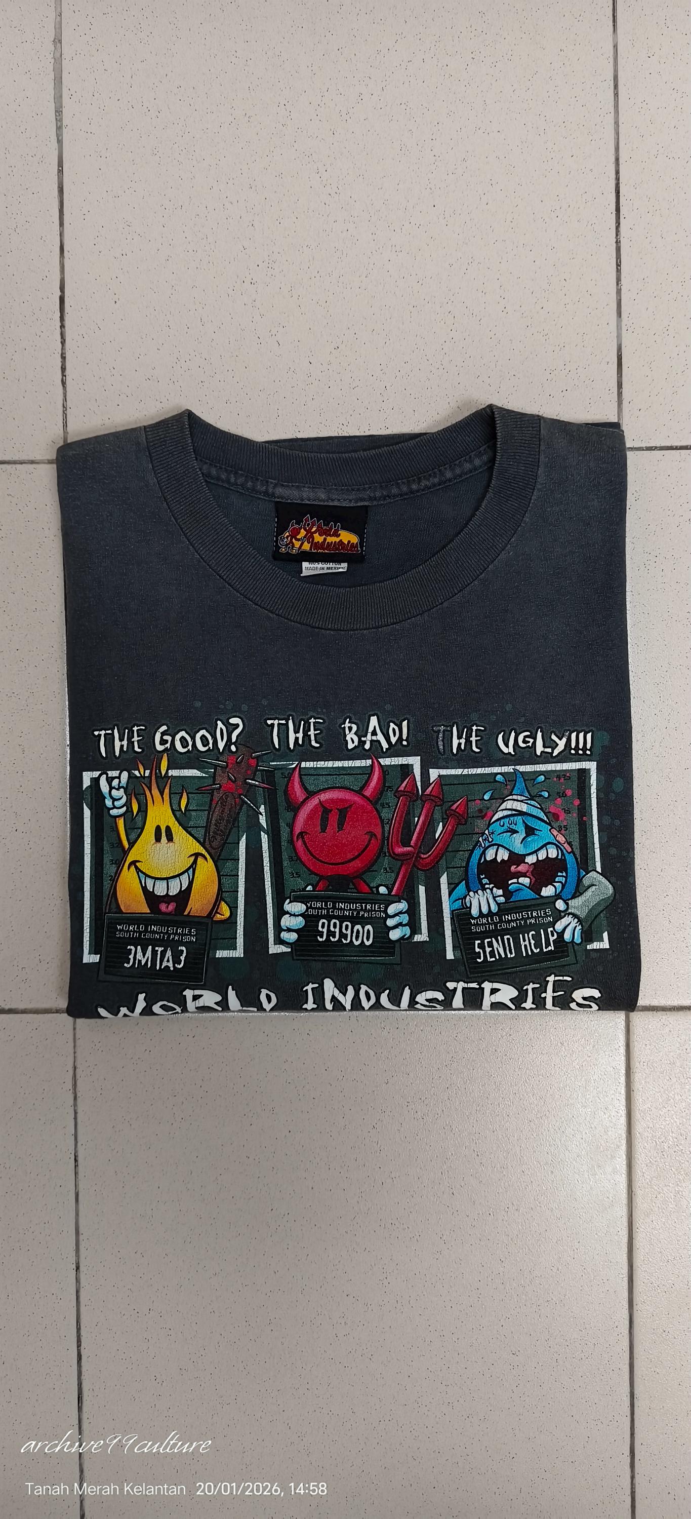 Vintage World Industries Flameboy Wet Willy T-shirt, 90s