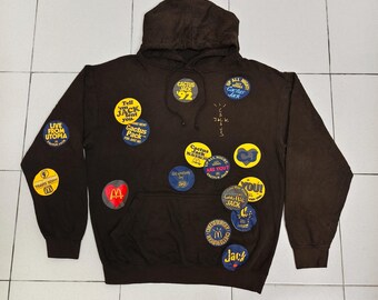 FW20 Travis Scott X Mcdonald's Cactus Jack Sticker Bomb Hoodie