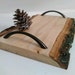 Live Edge! Rustic Log Slab Cutting Board, Serving Tray! Log Cabin Decor! Poplar