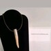 Bullet and Bones Deer antler necklace, . 9mm casing, free shipping