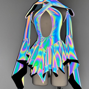 rockabilly evening dresses FULL OUTFIT- Dream Pixie Princess Rave clothes,rave outfits,edc – THE LUMI  SHOP main image 1