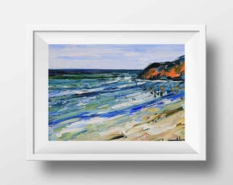 California Art Print, 5x7,8x10,11x14 Fine Art Archival Quality Open Edition Print, Original Oil Painting by San Francisco Artist Lisa Elley