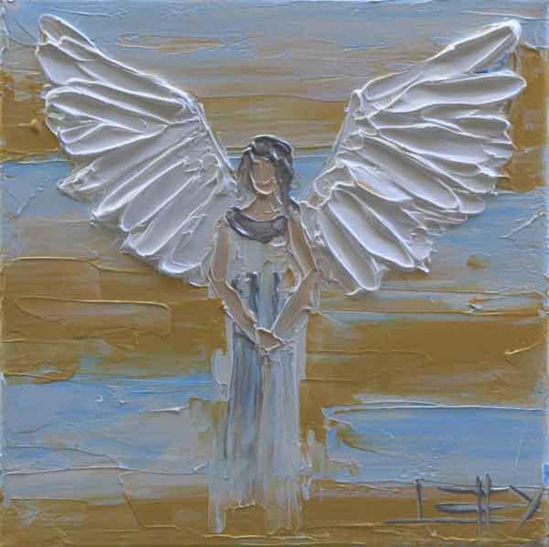 Angel Painting Commission Art Angels Custom Painting Made image 0
