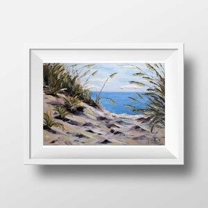 Impresión de playa, Decoración de playa, Arte costero, Calming Ocean Giclee Print, Azul, Turquesa, Arena, 5x7, 8x10, 11x14, 12x16, Impresión de decoración náutica