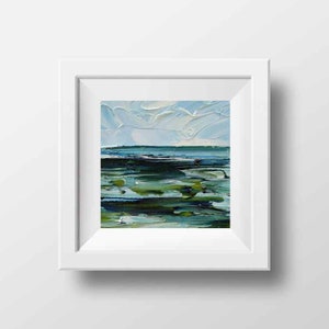 San Francisco Art, San Francisco Bay, California Art, California Landscape, Oil painting print, California Print, 8x8, San Francisco, Print