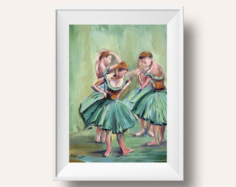 Degas Ballerina Print - Graceful Art for Your Walls, Perfect Gift for Dance Enthusiasts and Art Lovers, 8x10 Wall Decor by Lisa Elley