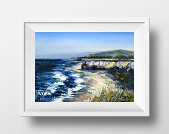 California Art Print, 5x7,8x10,11x14 Fine Art Archival Quality Open Edition Print, Original Oil Painting by San Francisco Artist Lisa Elley