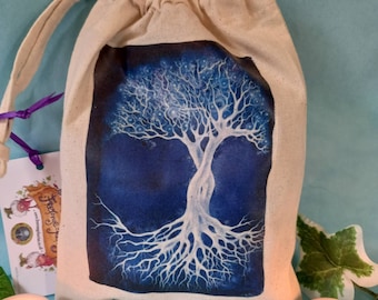 Amethyst Tree Tarot Pouch